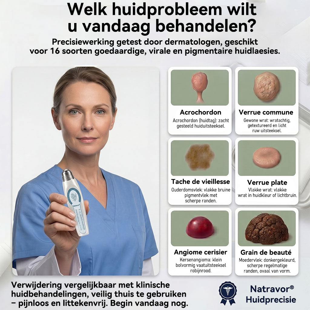 👩🏻‍⚕️Officiële merkshop | ✅Natravor® 7-daagse wratten- en vlekkenverwijderaar 🖊️(pijnstillende applicator voor nauwkeurig aanbrengen, laat geen littekens achter)🌳